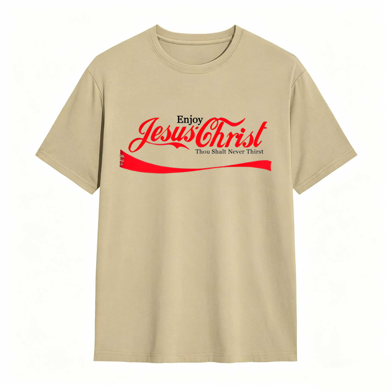 Enjoy Jesus Clever Faith & Pop Culture Mashup T-shirt