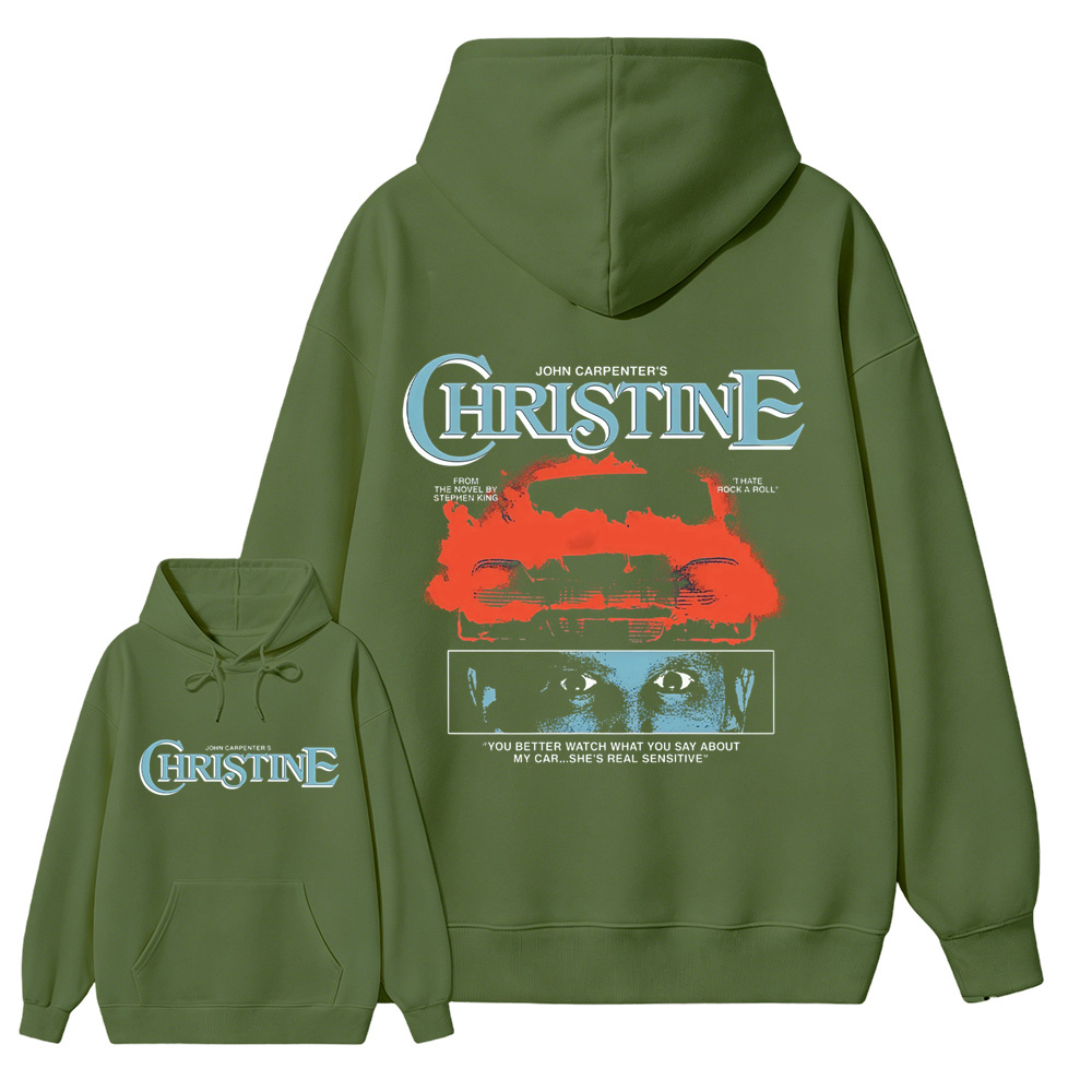 Christ1ne Inspired Retro Car Horror Movie Graphic Hoodie