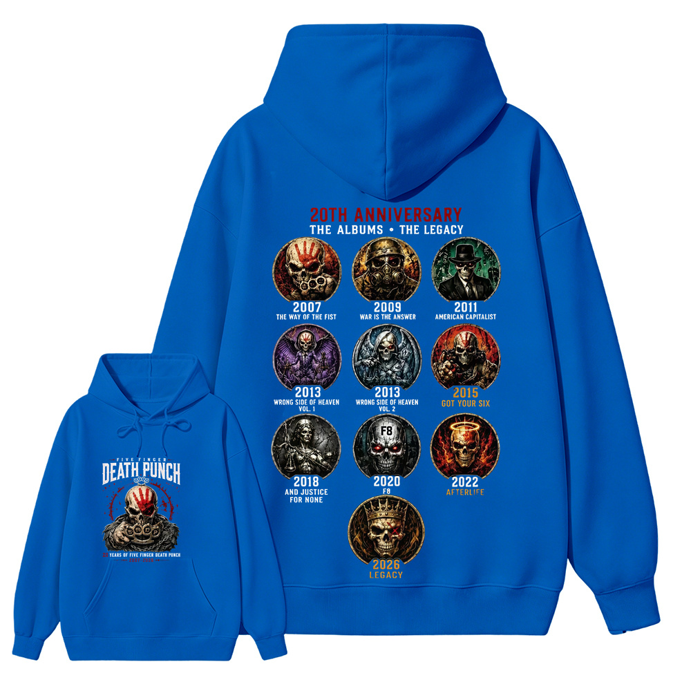 Five Finger Death Punch Rock Band Heavy Metal Music Hoodie