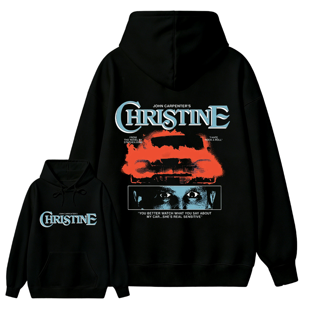 Christ1ne Inspired Retro Car Horror Movie Graphic Hoodie