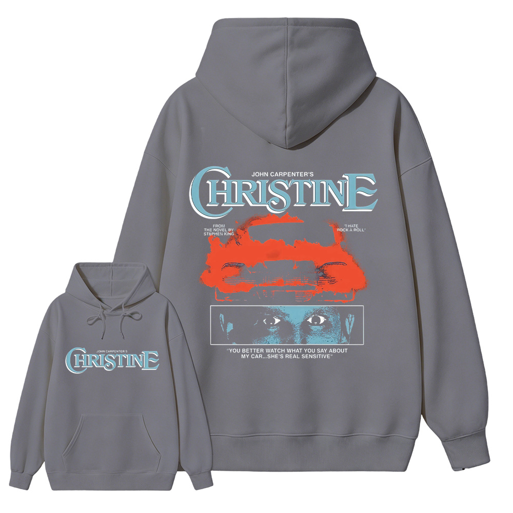 Christ1ne Inspired Retro Car Horror Movie Graphic Hoodie