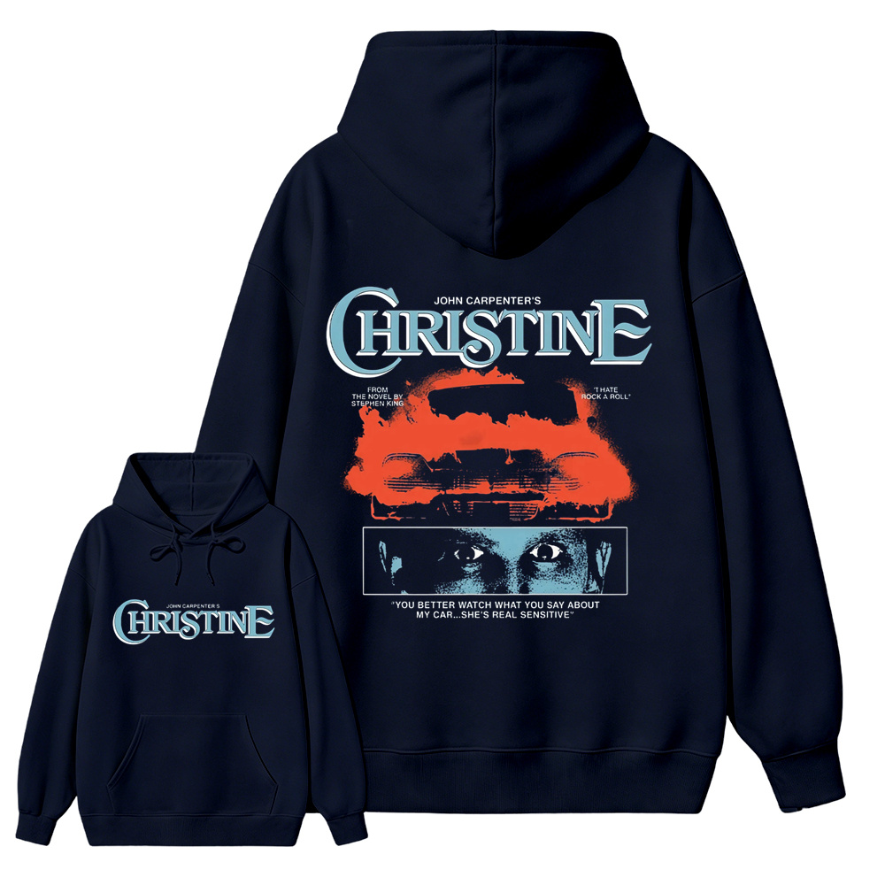 Christ1ne Inspired Retro Car Horror Movie Graphic Hoodie