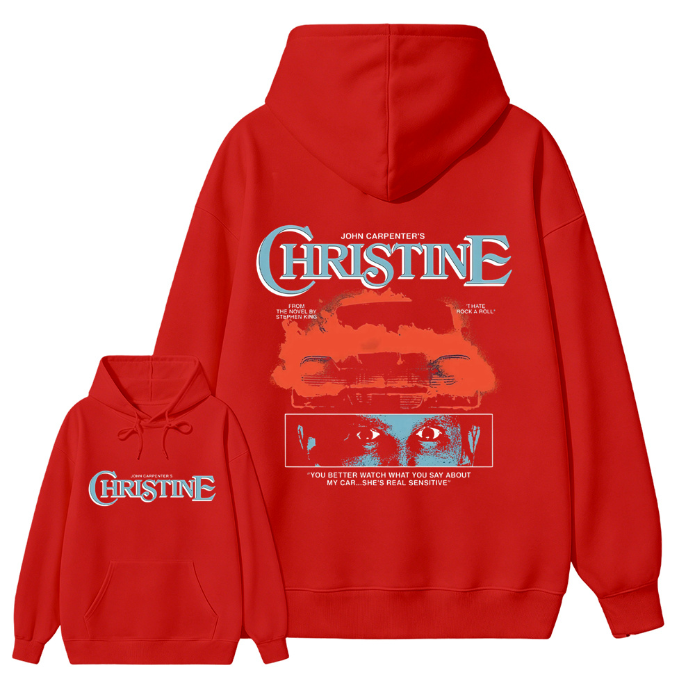 Christ1ne Inspired Retro Car Horror Movie Graphic Hoodie