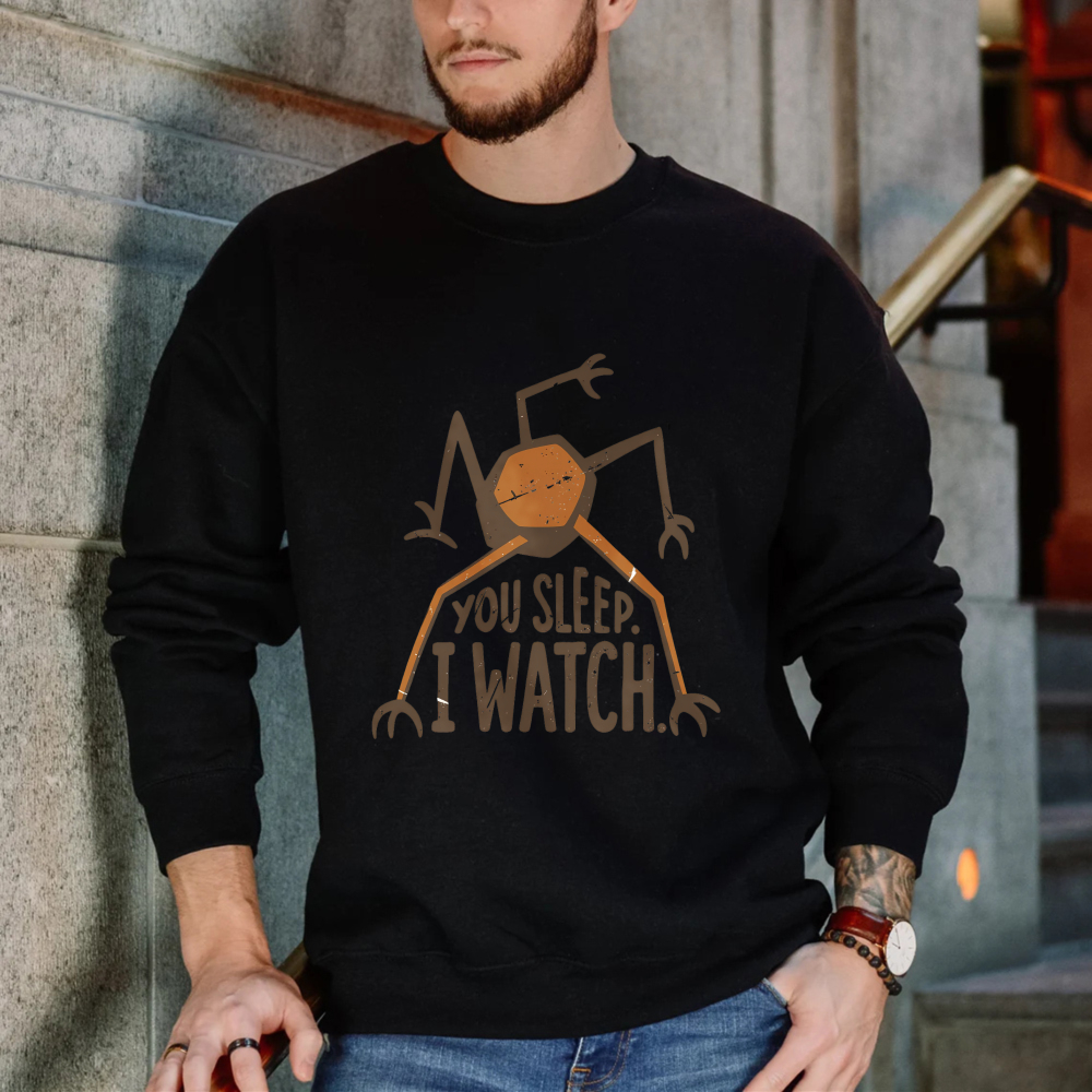 Wardrobecart Spider You Sleep I Watch Unisex Classic Sweatshirt