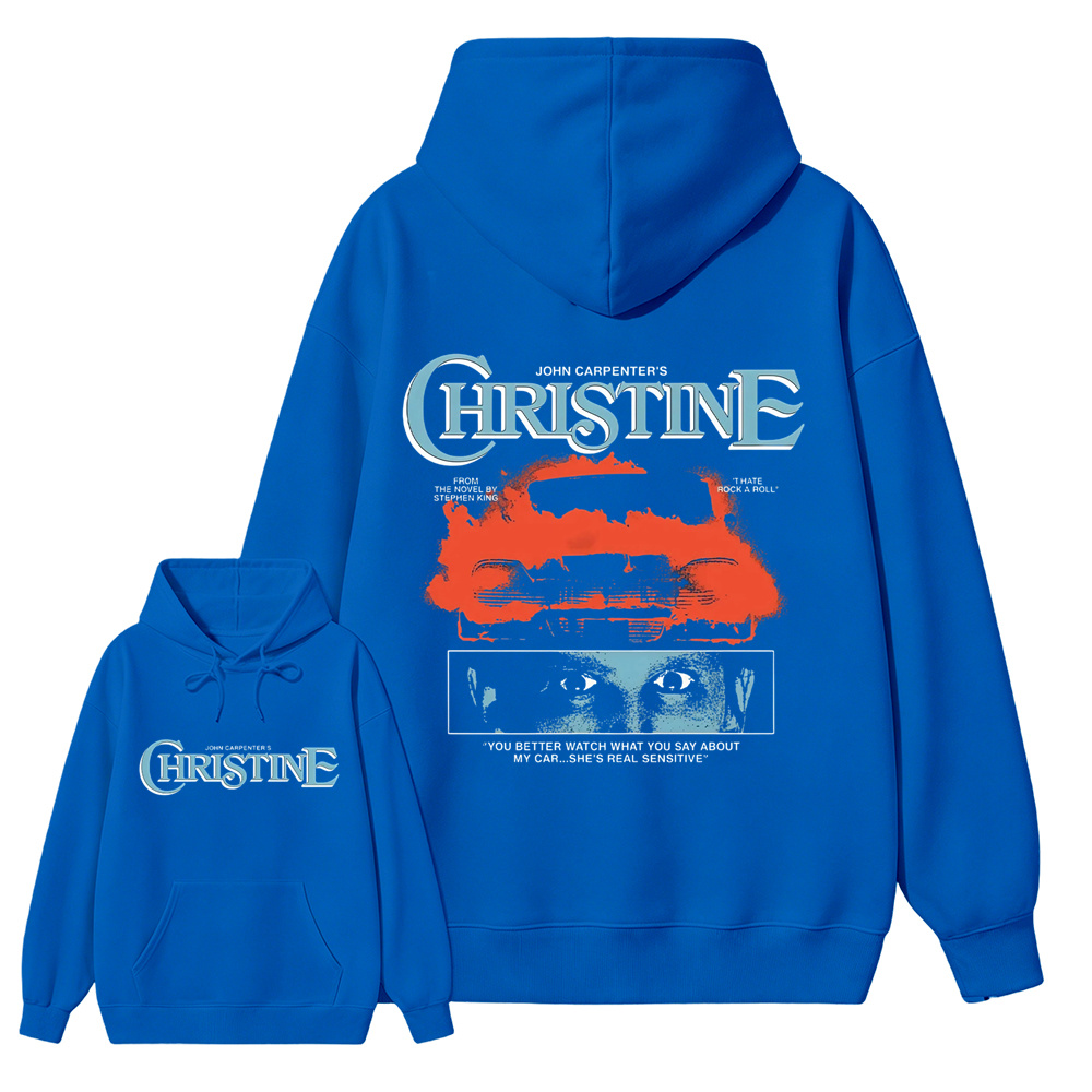 Christ1ne Inspired Retro Car Horror Movie Graphic Hoodie