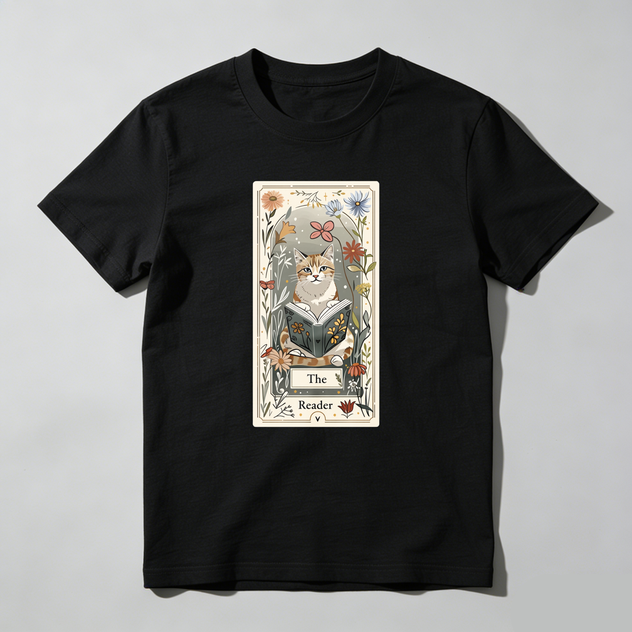 Wardrobecart The Reader Tarot Card Design Unisex Classic T-shirt