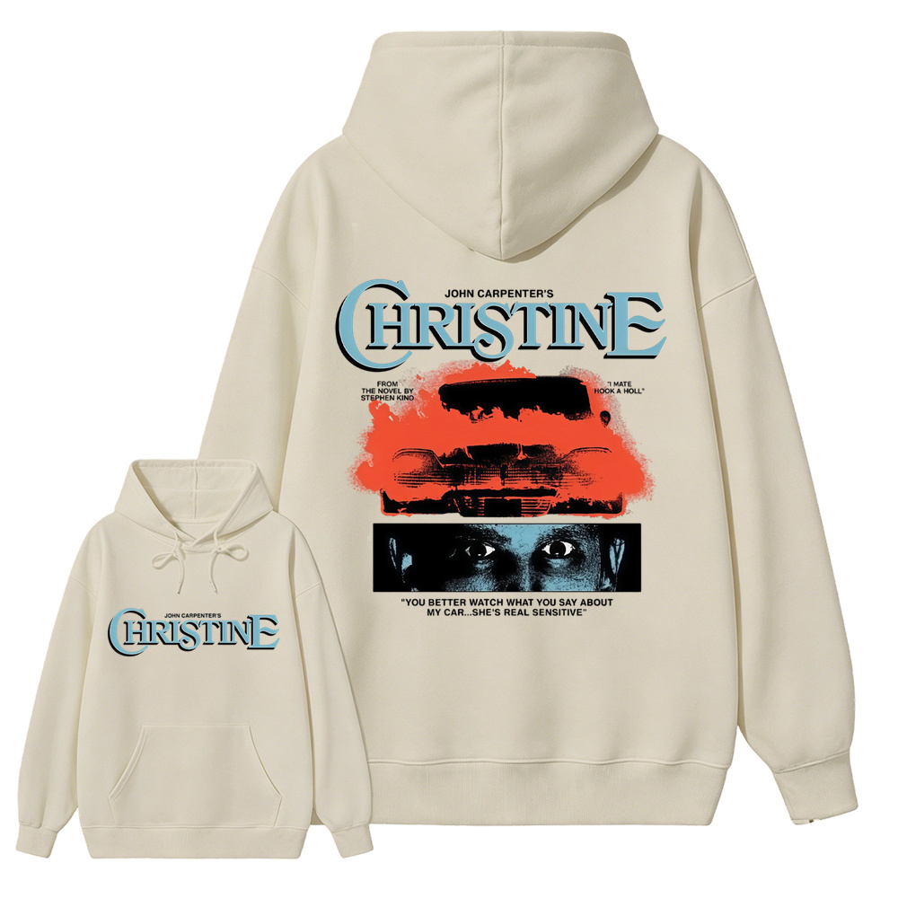 Christ1ne Inspired Retro Car Horror Movie Graphic Hoodie