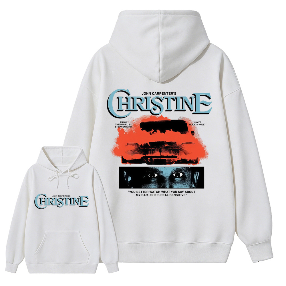 Christ1ne Inspired Retro Car Horror Movie Graphic Hoodie