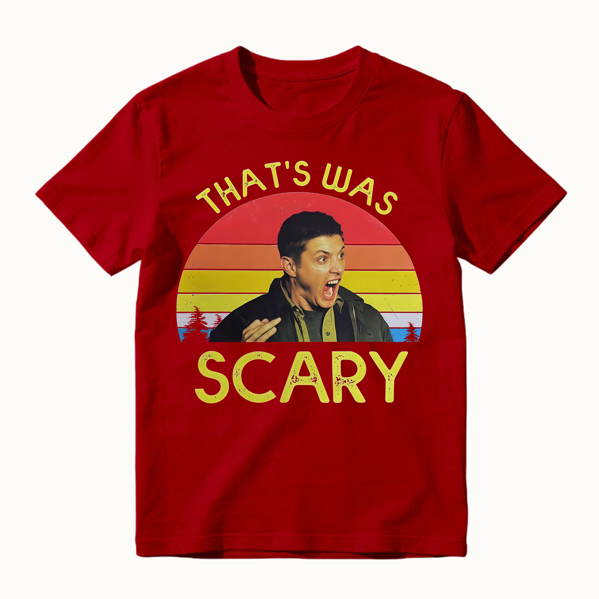 That Was Scary Funny Shocked Hunter Graphic Movie Shirt