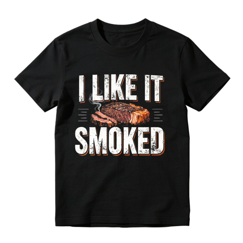 I Like It Smoked Barbecue Meat Graphic Unisex Classic T-shirt