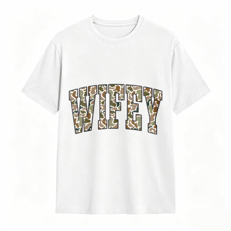 Comfort Colors Camouflage Wifey Shirt
