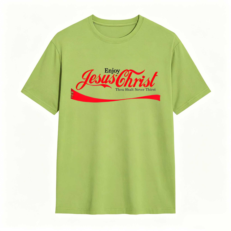 Enjoy Jesus Clever Faith & Pop Culture Mashup T-shirt