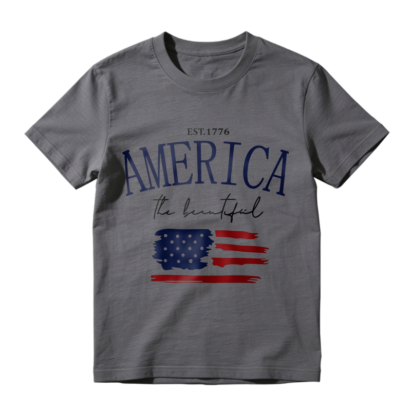 America The Beautiful Flag Design Unisex Classic T-shirt