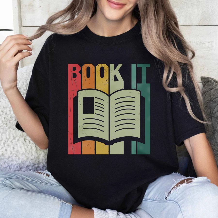 Wardrobecart Book It With Open Book Design Tshirt
