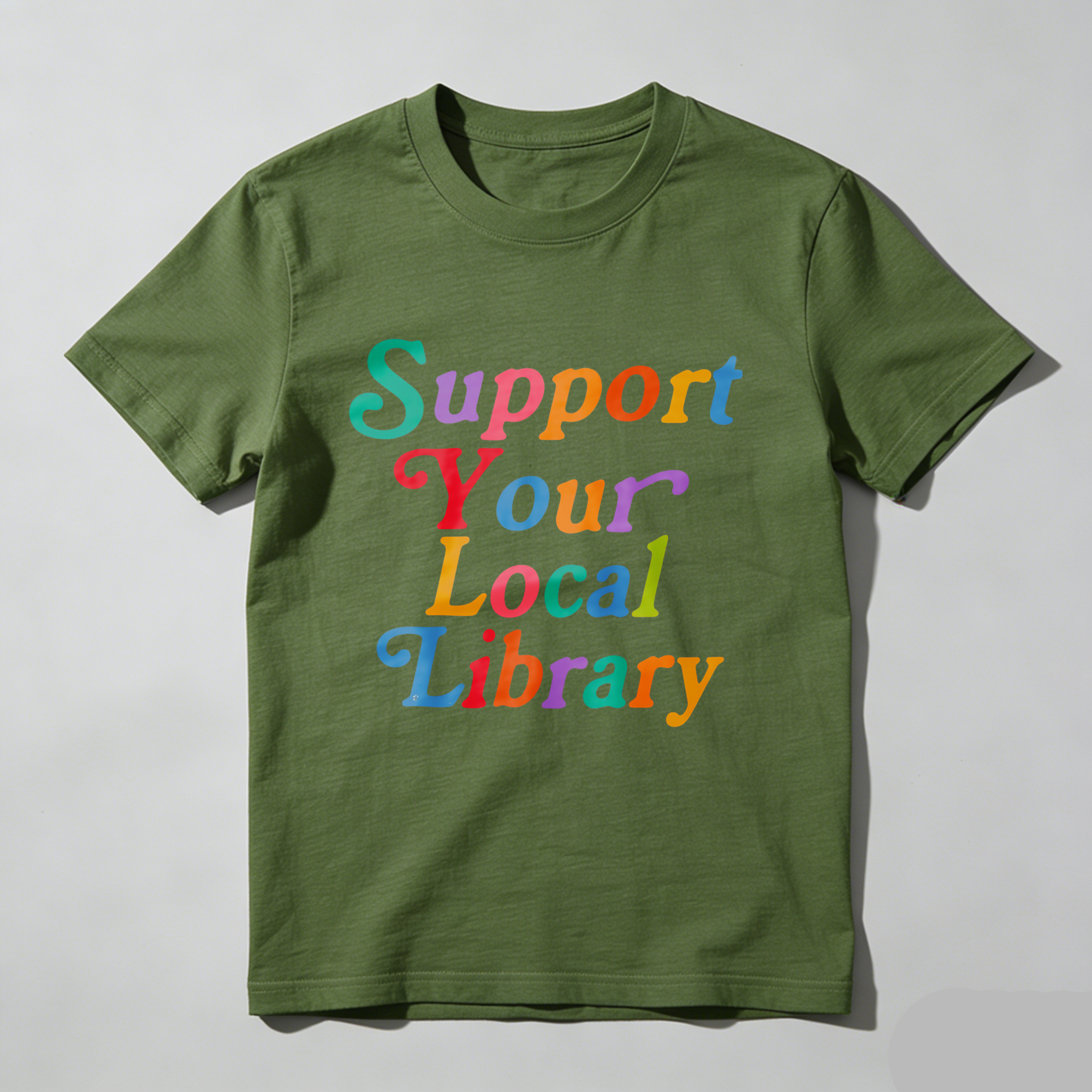 Wardrobecart Support Your Local Library Tshirt