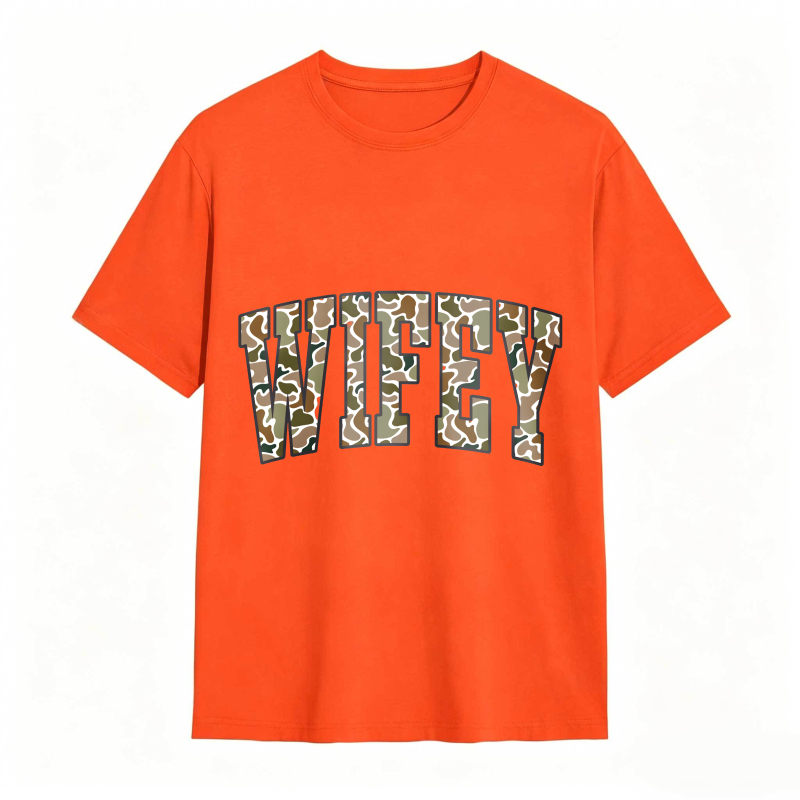 Comfort Colors Camouflage Wifey Shirt
