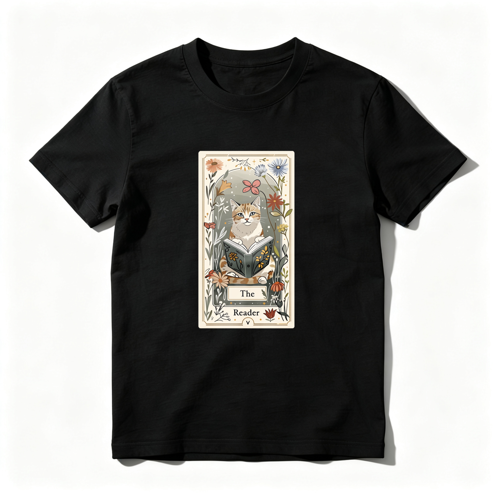 Wardrobecart The Reader Tarot Card Design Tshirt