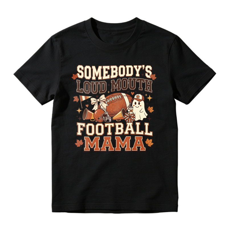 Somebody's Loud Mouth Football Mama, Unisex Classic T-shirt
