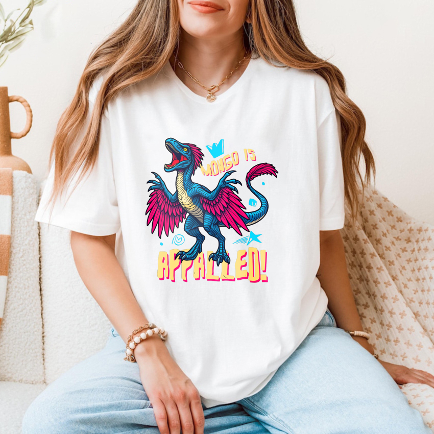 Wardrobecart Mongo Is Appalled Dragon Design tshirt
