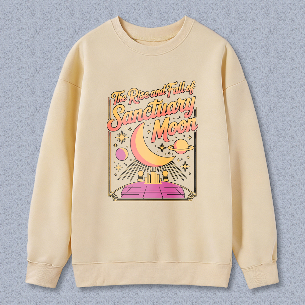 Wardrobecart The Rise And Fall Of Sanctuary Moon Cosmic Design Unisex Classic Sweatshirt