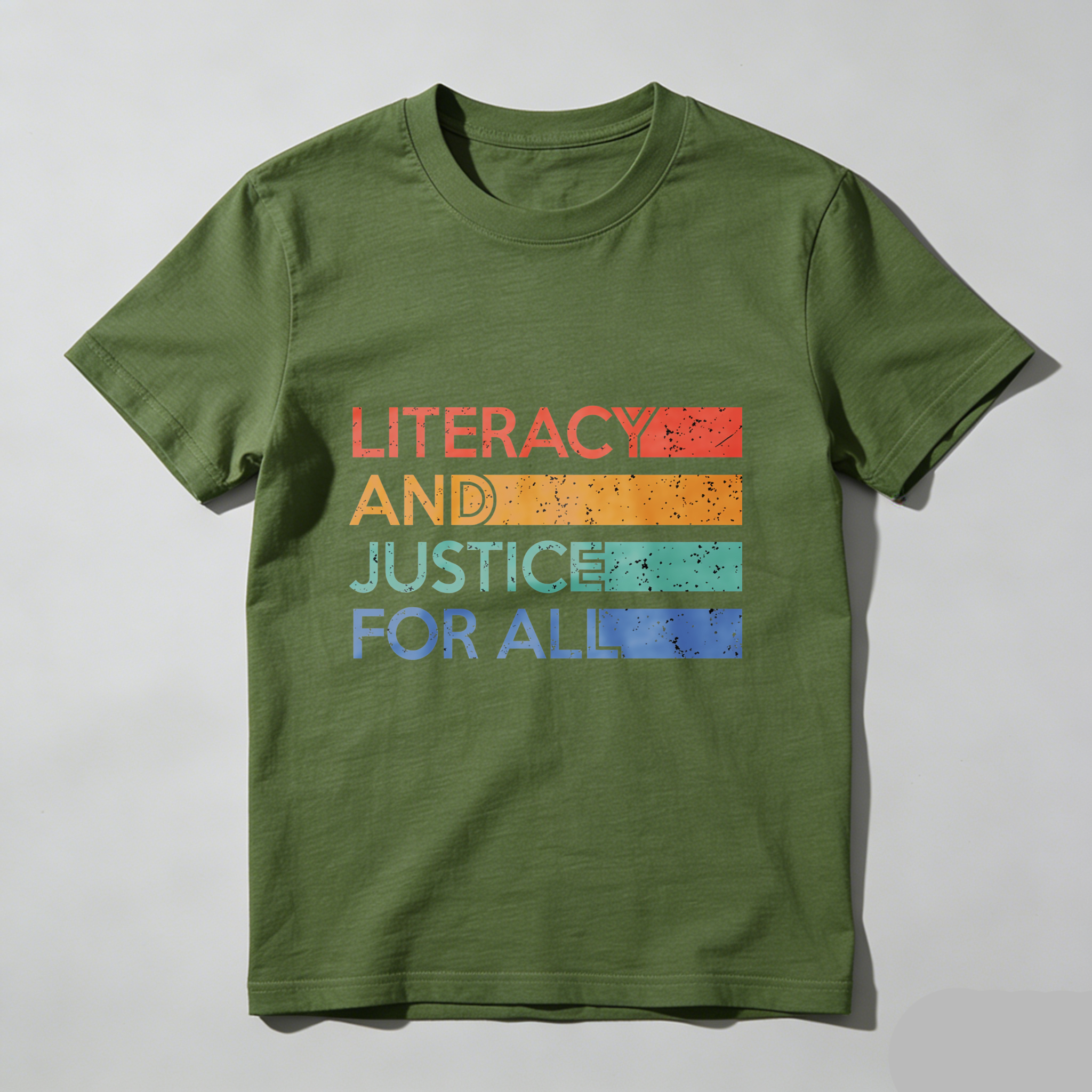 Wardrobecart Literacy And Justice For All Tshirt