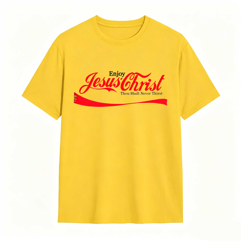 Enjoy Jesus Clever Faith & Pop Culture Mashup T-shirt