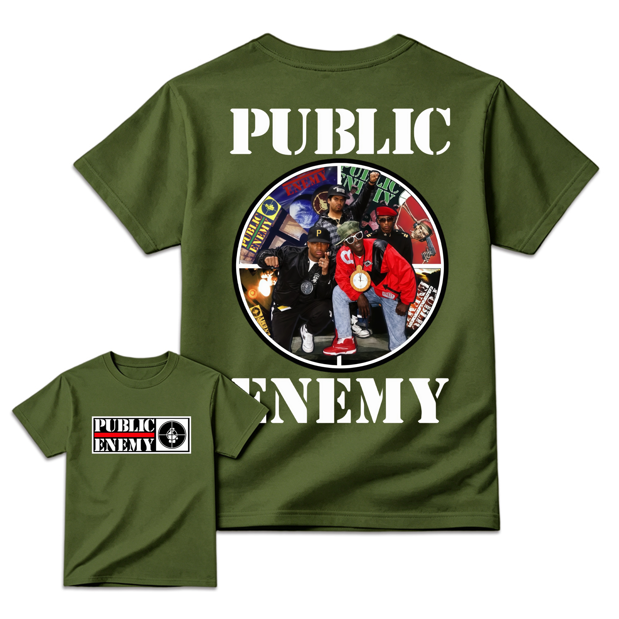 Publ1c Enemy Album Tee, Vintage Hip Hop Music Band Shirt