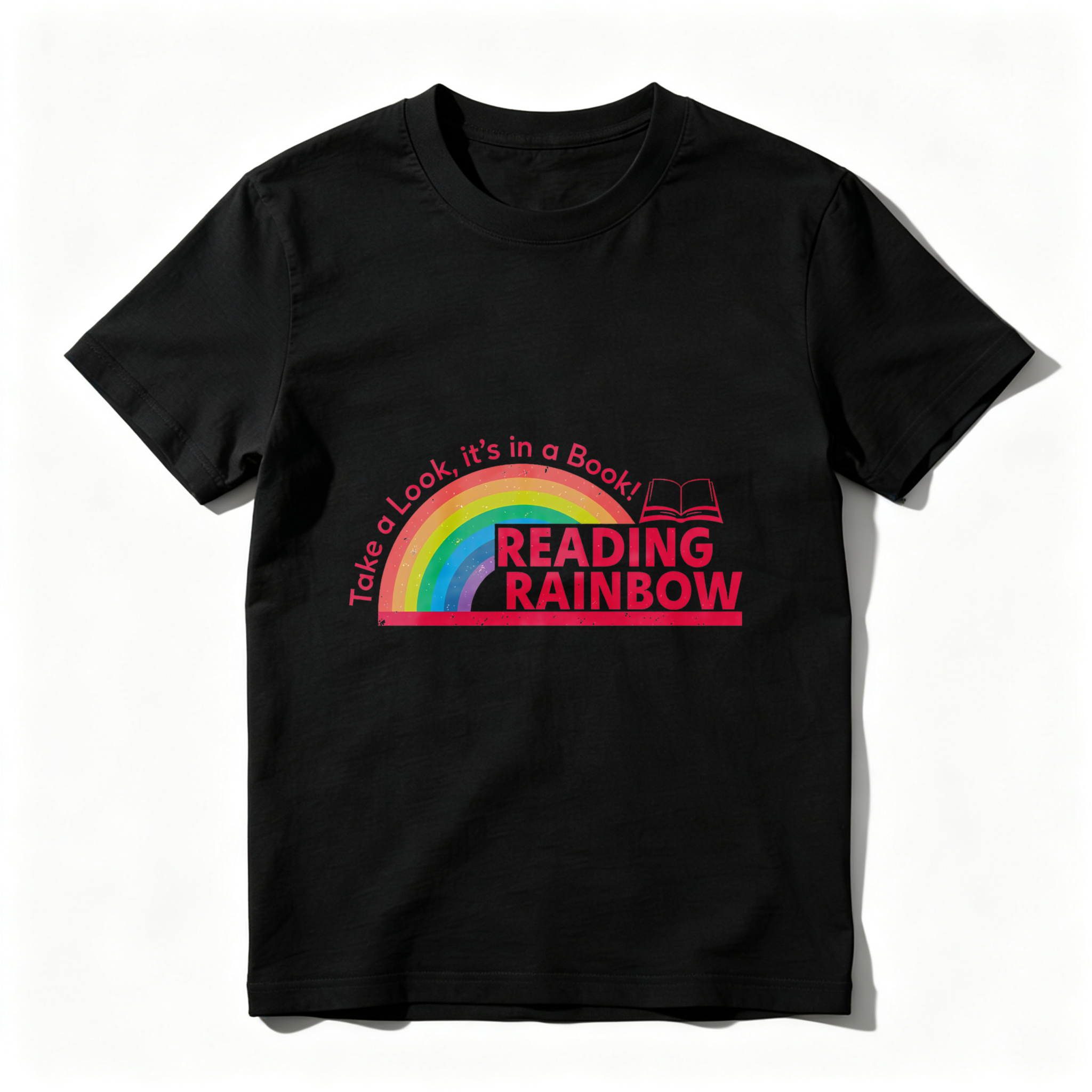 Wardrobecart Take A Look Its In A Book Reading Rainbow tshirt