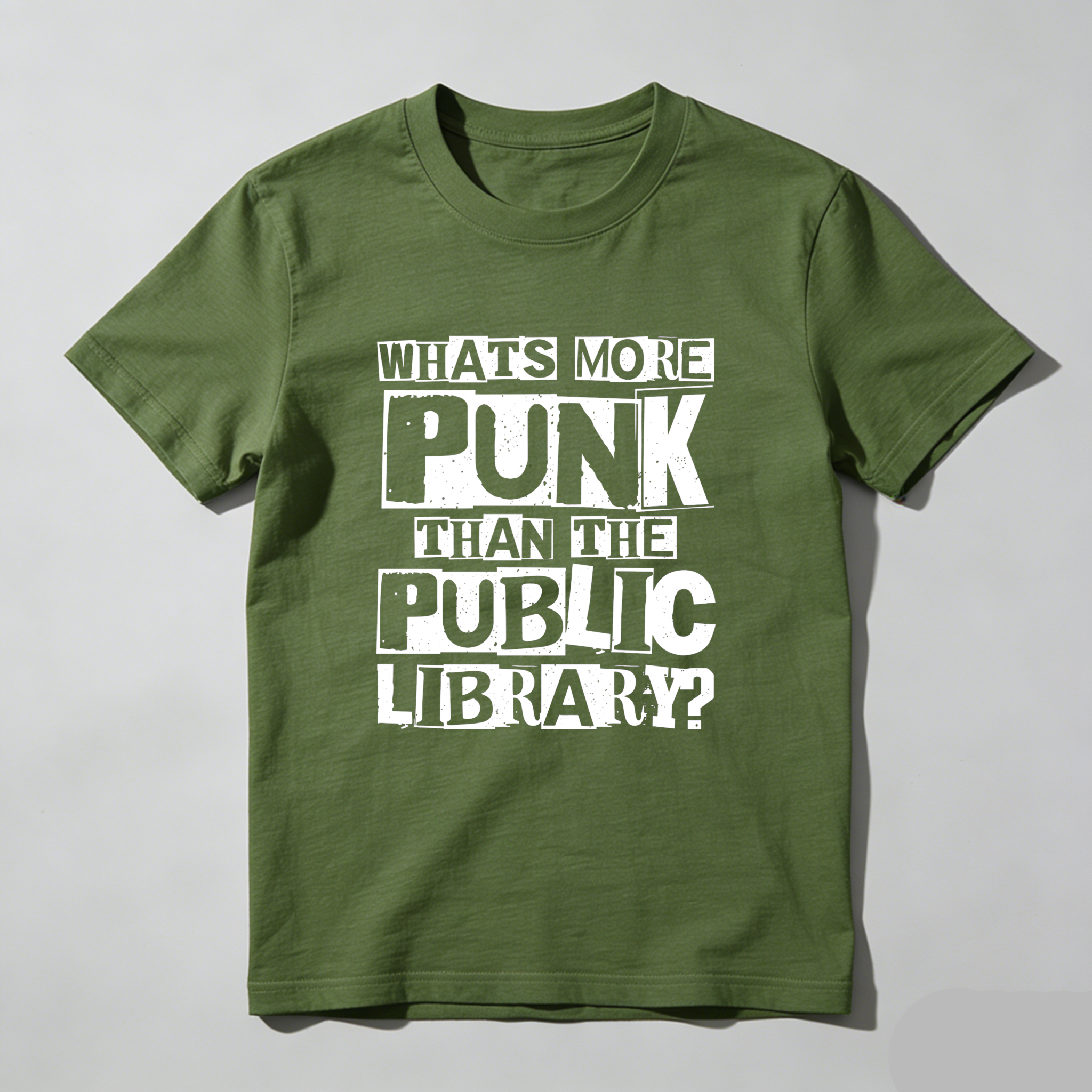 Wardrobecart What's More Punk Than The Public Library tshirt(1)