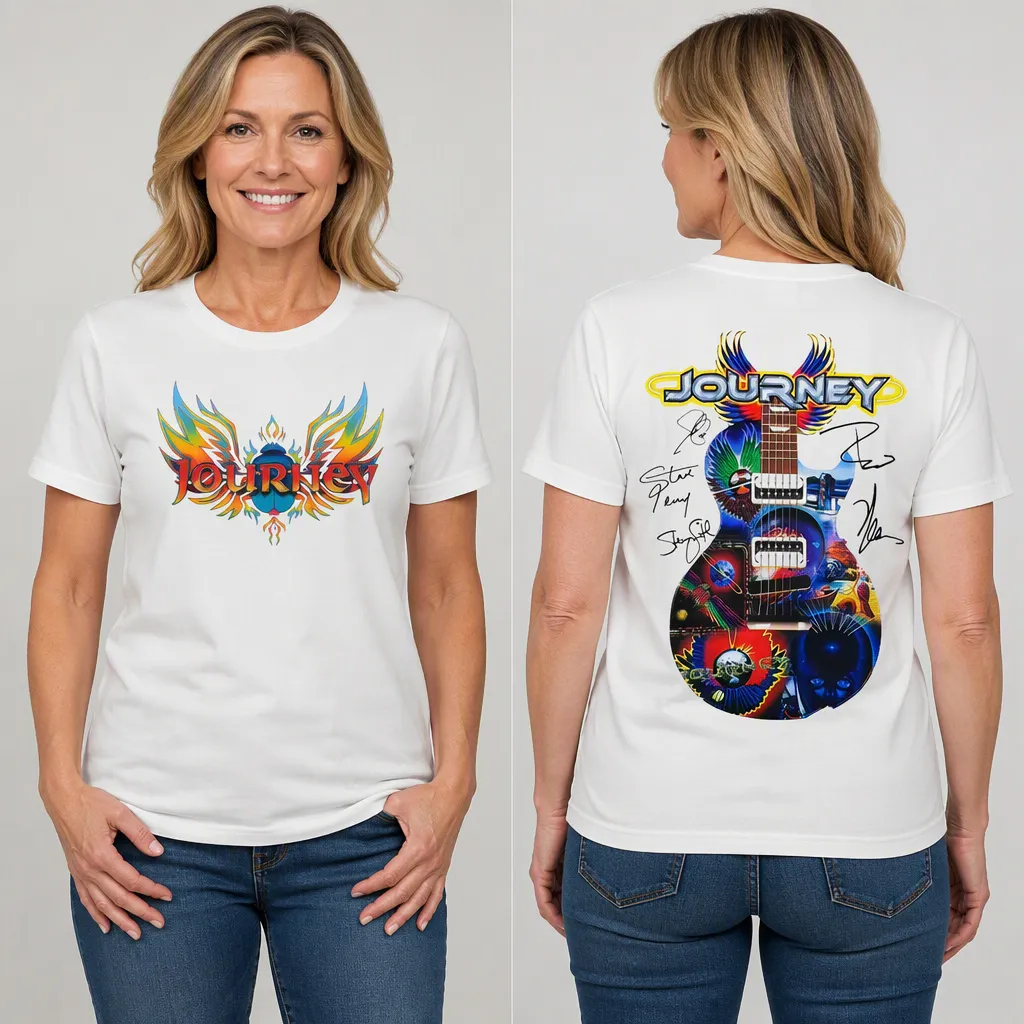 Journey Band Concert Tour Music T-shirt