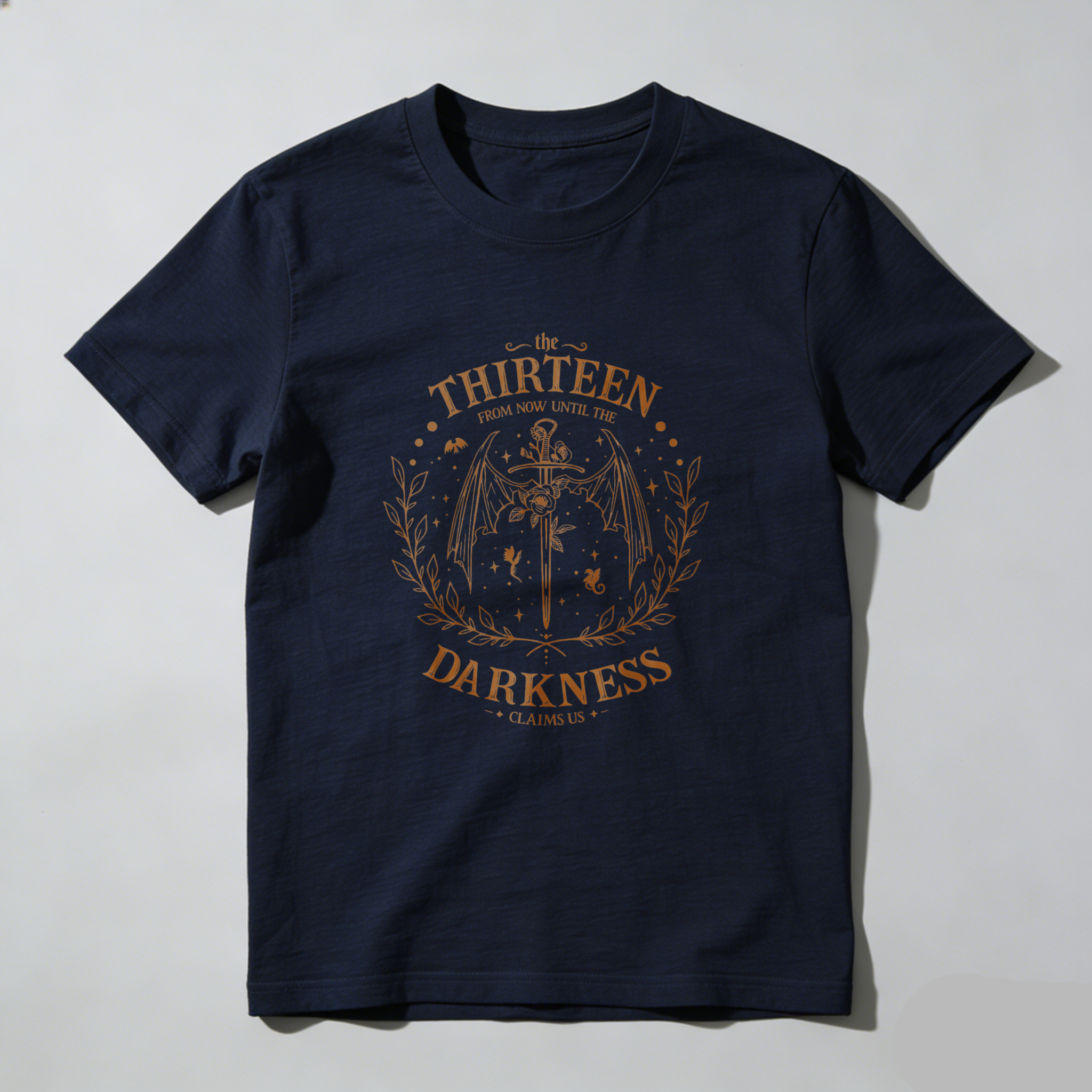 Wardrobecart Thirteen From Now Until The Darkness Claims Us Tshirt