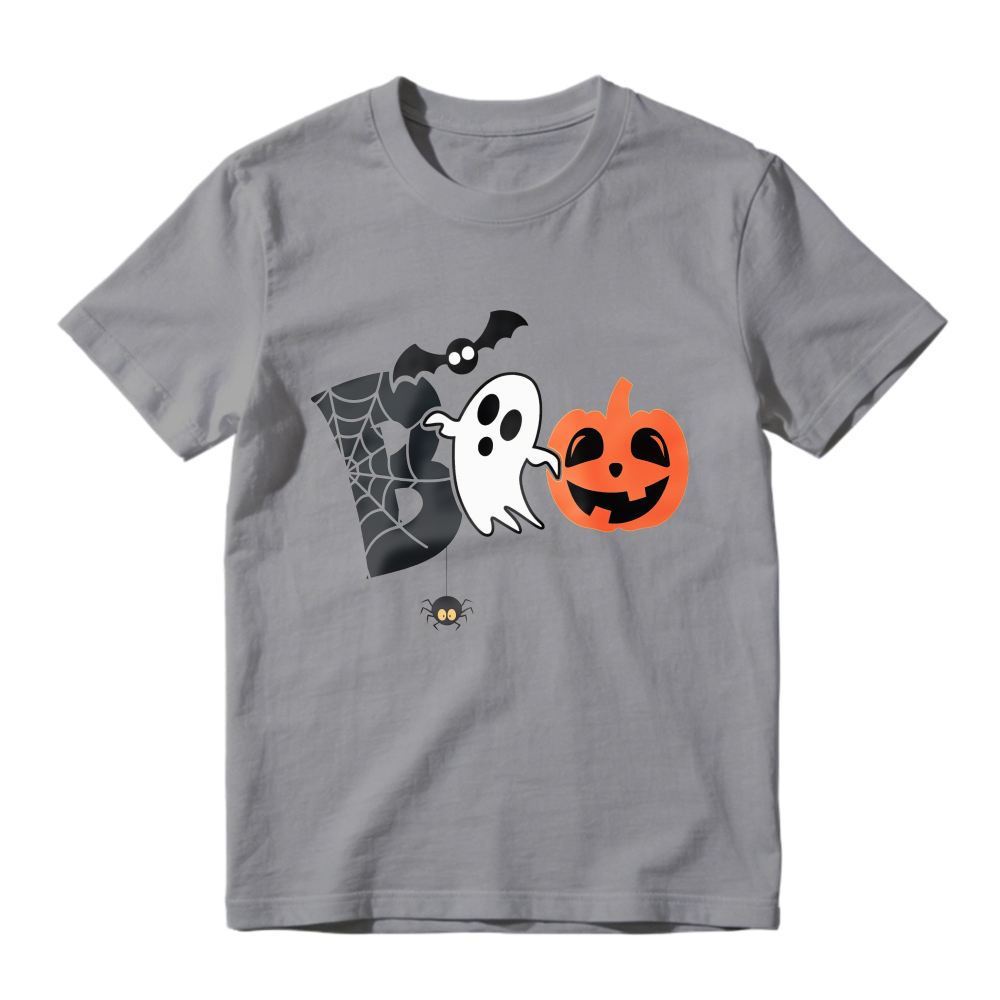 Halloween Ghost Pumpkin Bat Spider Web Unisex Classic T-shirt