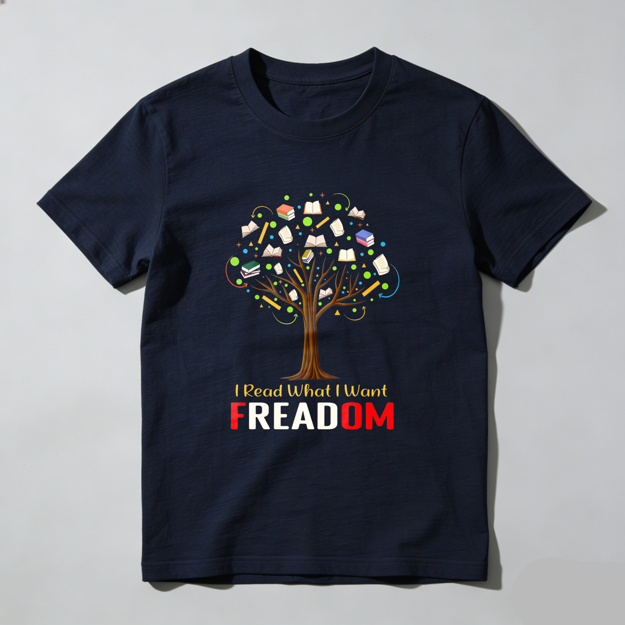 Wardrobecart I Read What I Want Freadom Tree Books Tshirt