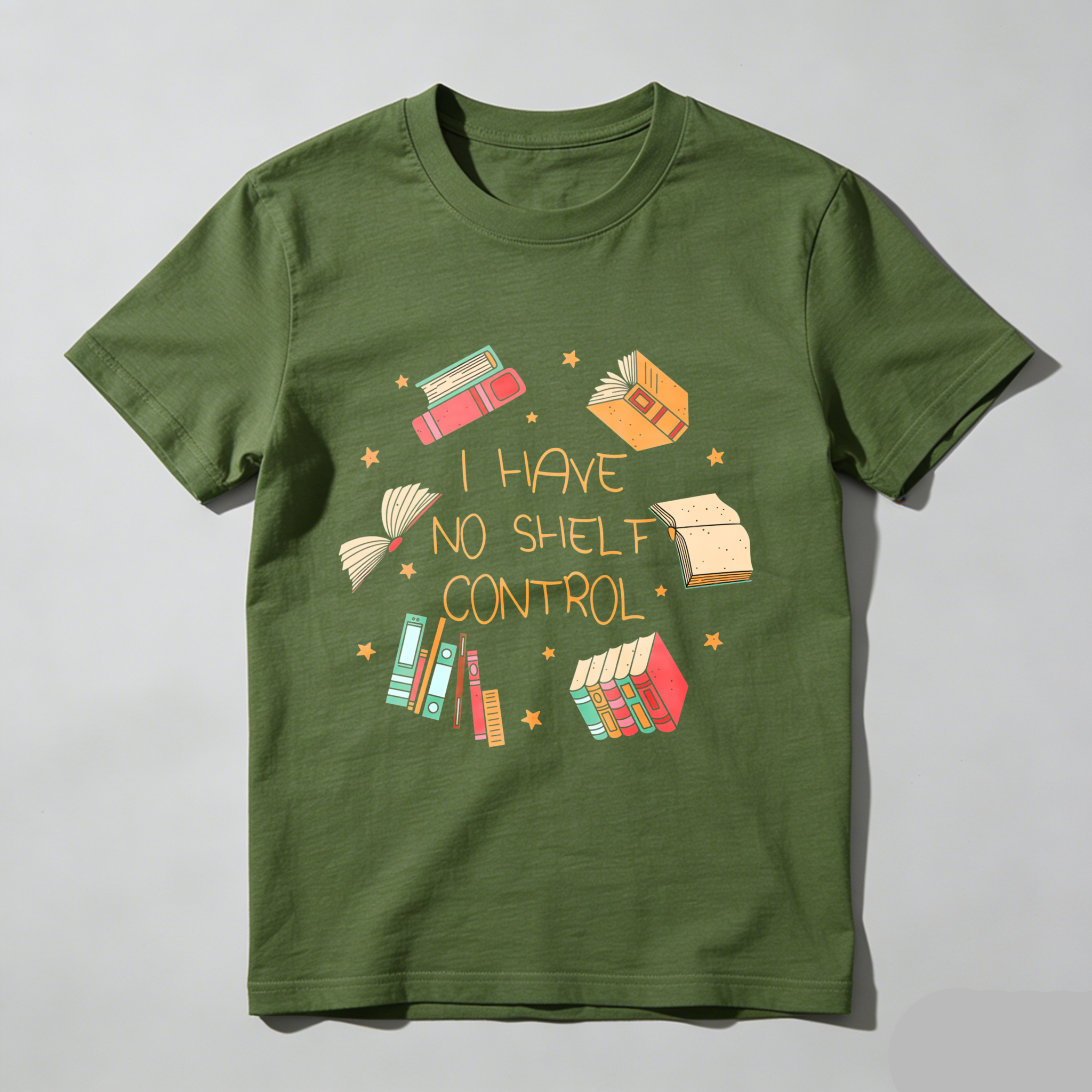 Wardrobecart Book Lover I Have No Shelf Control Design Unisex Classic T-shirt