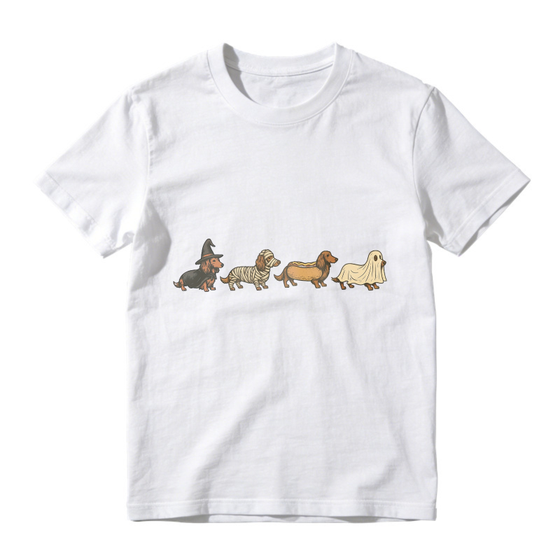 Halloween Dachshund Costume Parade, Unisex Classic T-shirt