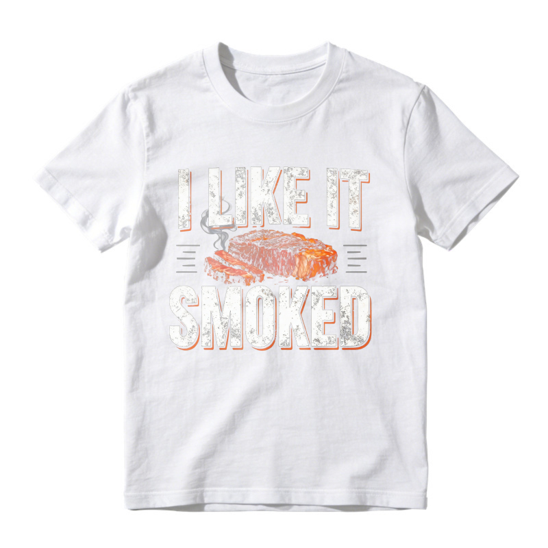 I Like It Smoked Barbecue Meat Graphic Unisex Classic T-shirt