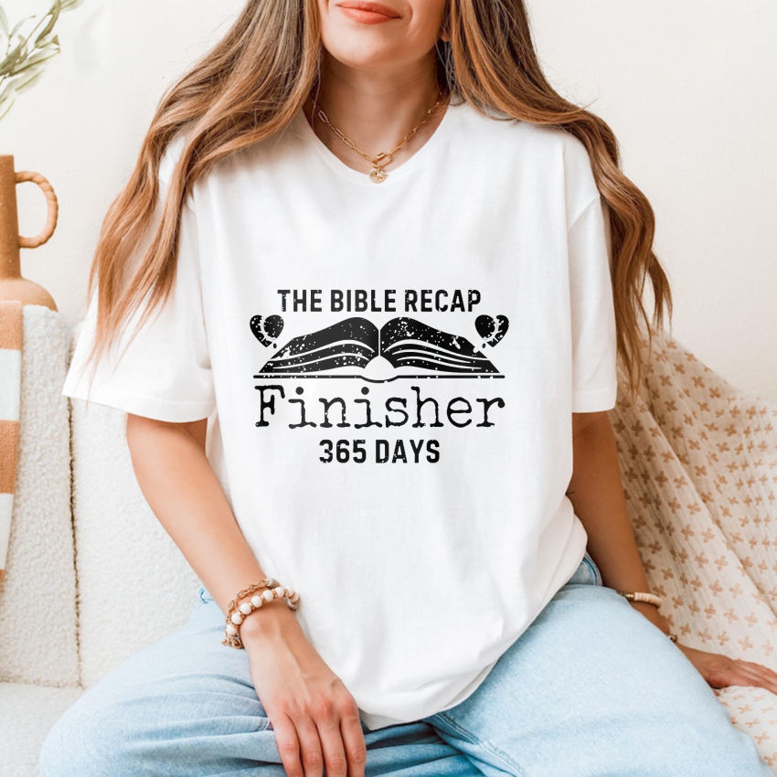 Wardrobecart The Bible Recap Finisher 365 Days tshirt