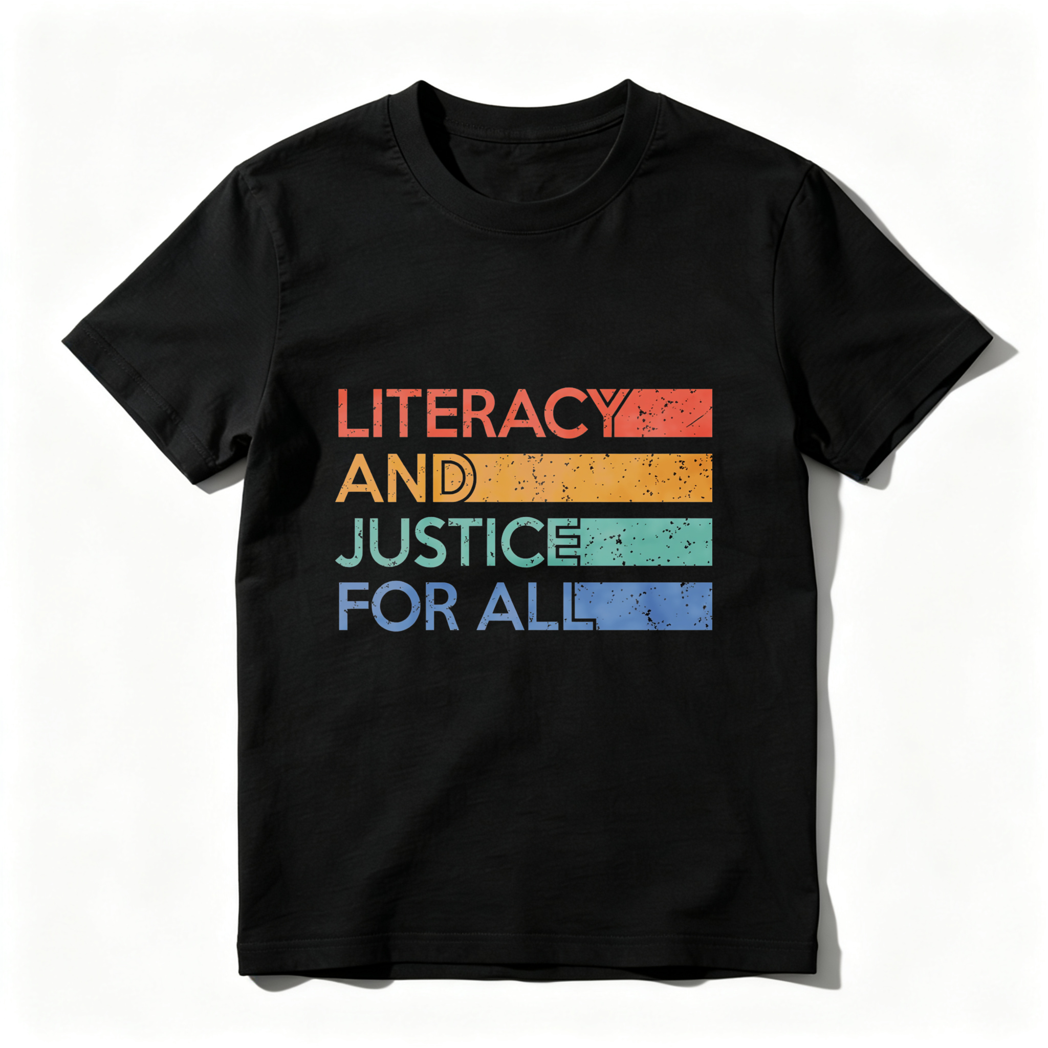 Wardrobecart Literacy And Justice For All Tshirt