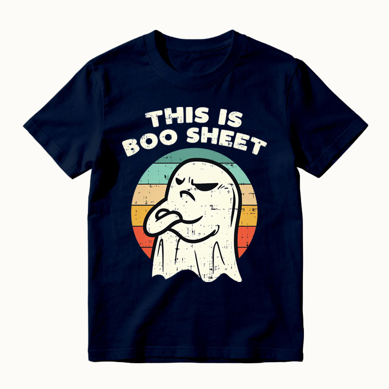 This is Boo Sheet Ghost Retro Funny Halloween T-Shirt