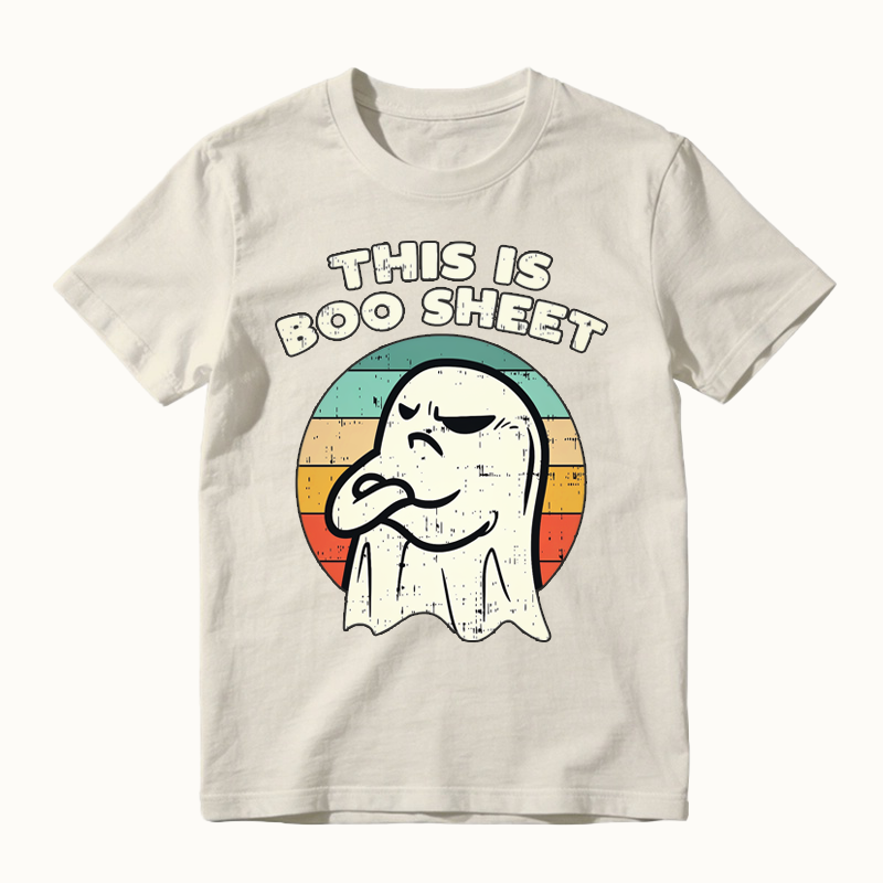 This is Boo Sheet Ghost Retro Funny Halloween T-Shirt