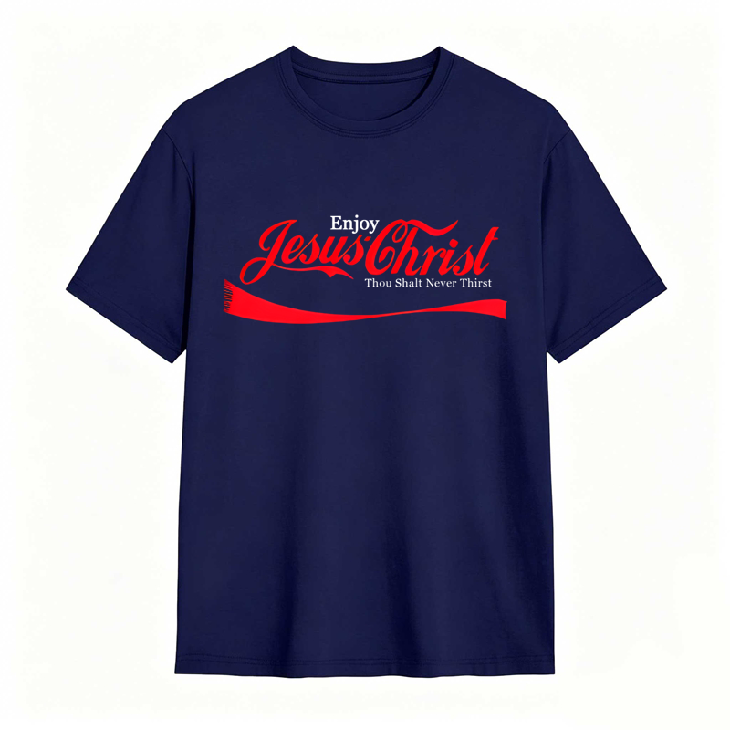 Enjoy Jesus Clever Faith & Pop Culture Mashup T-shirt
