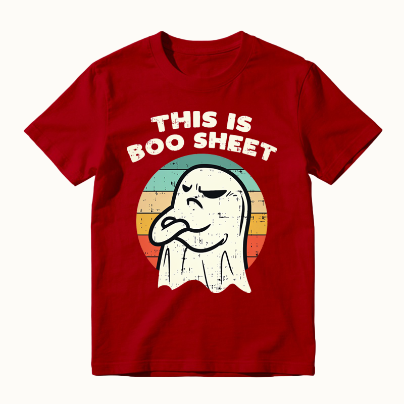 This is Boo Sheet Ghost Retro Funny Halloween T-Shirt