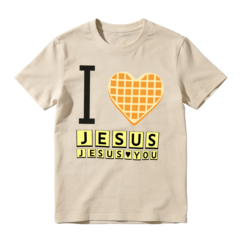 I Love Jesus Jesus Love You Christian Graphic Tee