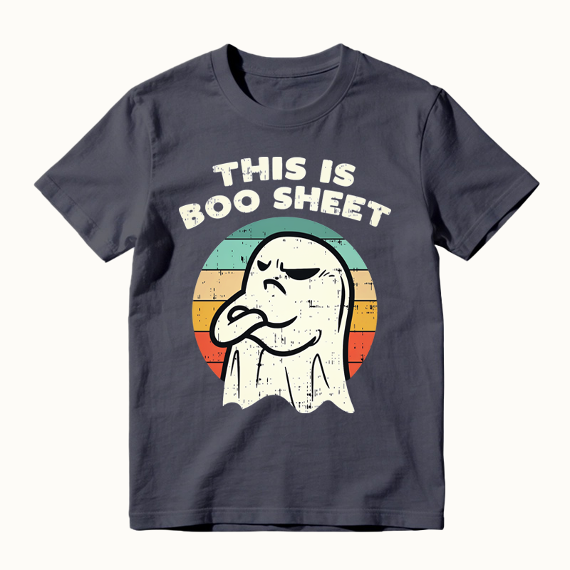 This is Boo Sheet Ghost Retro Funny Halloween T-Shirt