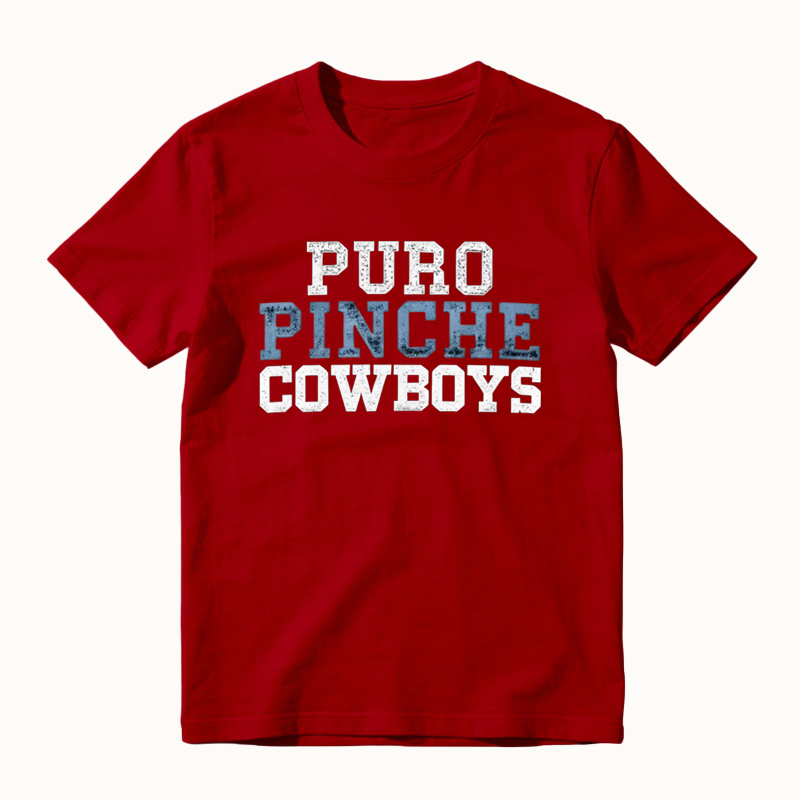 Puro Pinche Cowboys Men's Cotton T-Shirt