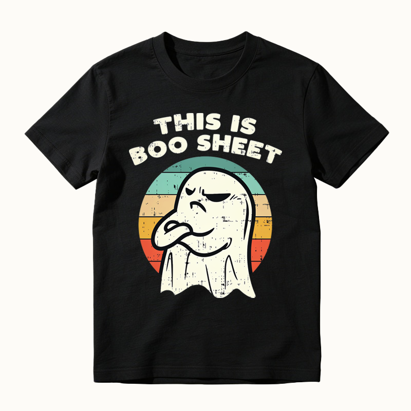 This is Boo Sheet Ghost Retro Funny Halloween T-Shirt