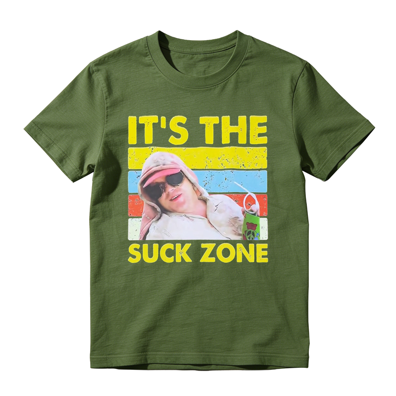 It S The Suck Zone Vintage Stripes And Woman Image Unisex Classic T-shirt