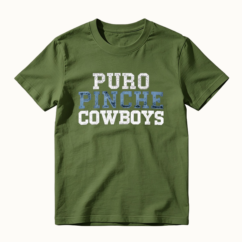 Puro Pinche Cowboys Men's Cotton T-Shirt