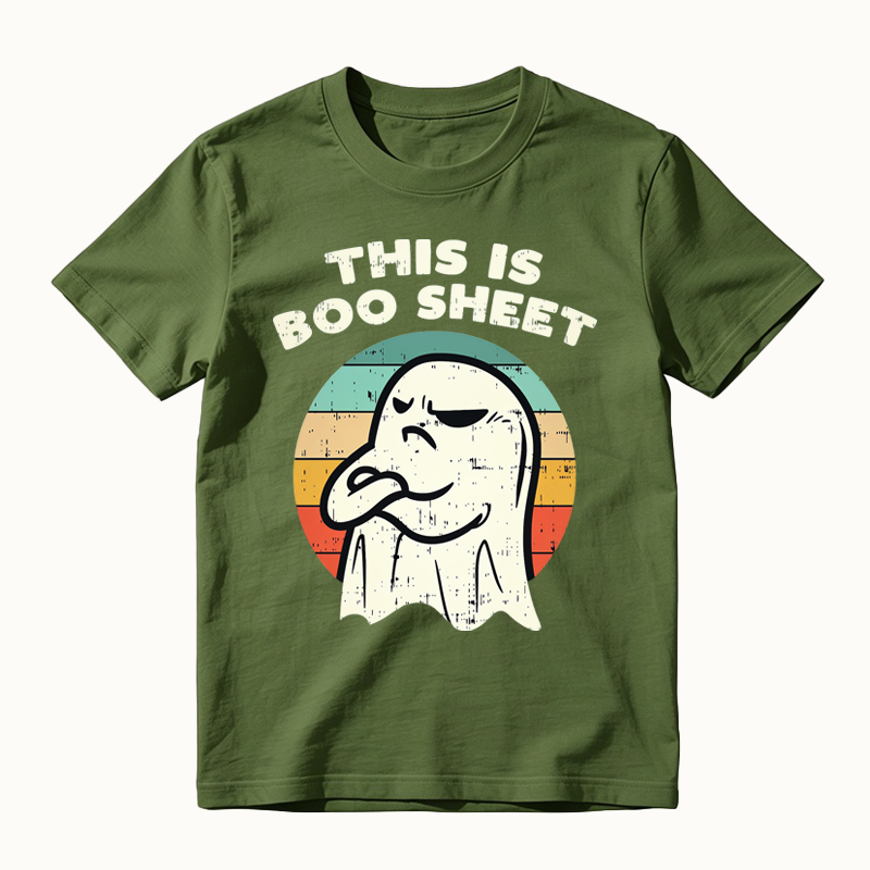 This is Boo Sheet Ghost Retro Funny Halloween T-Shirt