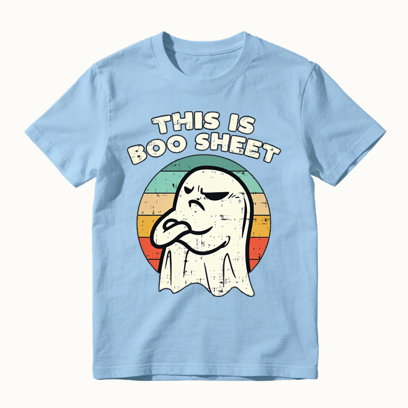This is Boo Sheet Ghost Retro Funny Halloween T-Shirt